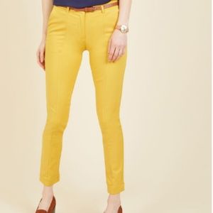 Situationally Savvy Pants in Mustard